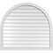 Ekena Millwork Round Top Surface Mount PVC Gable Vent w/ 2"W x 2"P Brickmould Sill Frame, 42"W x 38"H GVPRT42X3803SN - alternate 1